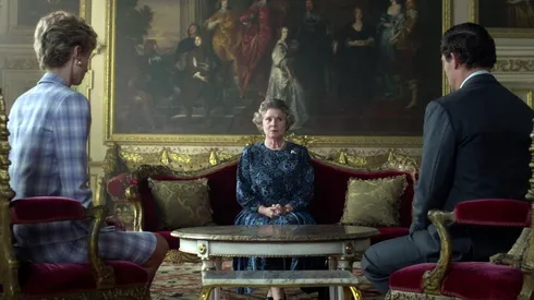 Una escena de la quinta temporada de The Crown.