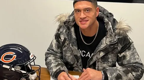Sammis Reyes dejó los Washington Commanders y ahora verá acción con los Chicago Bears en la liga de fútbol americano profesional de Estados Unidos.