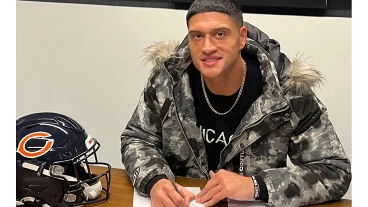 Sammis Reyes dejó los Washington Commanders y ahora verá acción con los Chicago Bears en la liga de fútbol americano profesional de Estados Unidos.