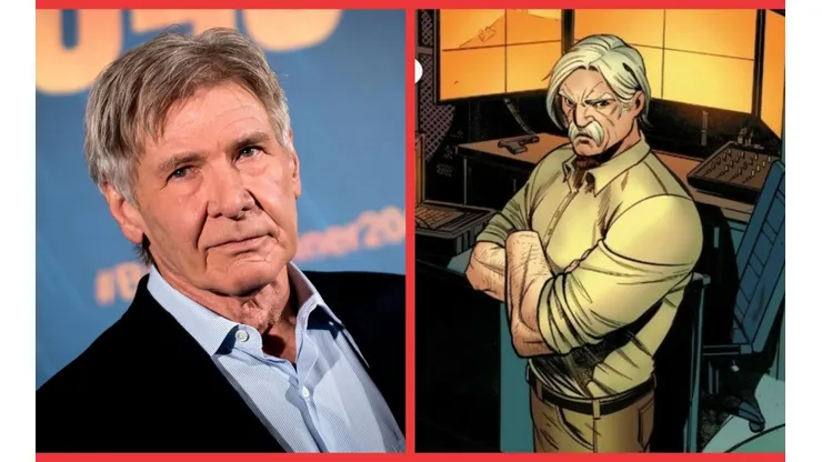 Harrison Ford y el personaje de Marvel, General Thaddeus Thunderbolt Ross.