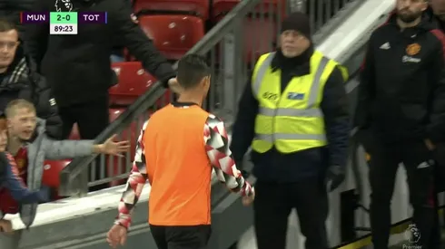 Cristiano Ronaldo se va directo al camarín