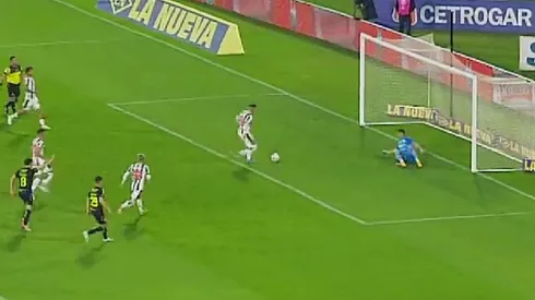 La jugada final del partido entre Talleres y Unión de Santa Fe