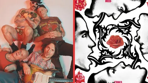 Red Hot Chili Peppers y la portada de Blood Sugar Sex Magik.