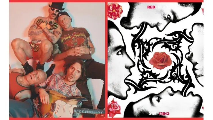 Red Hot Chili Peppers y la portada de Blood Sugar Sex Magik.