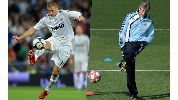 En 2009, Real Madrid se la jugó toda y contrató al Ingeniero para ser el nuevo director técnico del club. Uno de sus refuerzos fue justamente Benzema.
