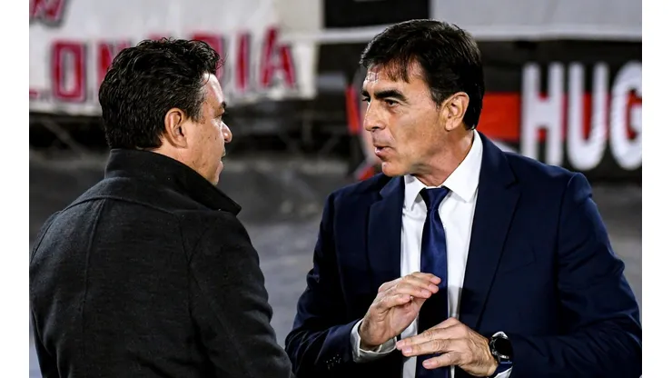 Marcelo Gallardo con Gustavo Quinteros