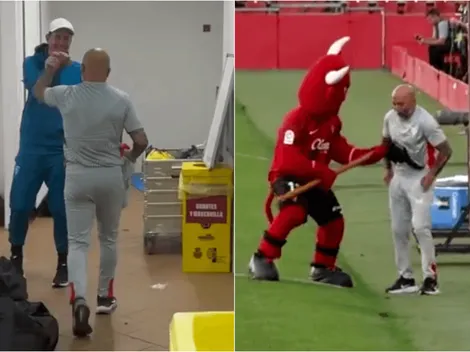 El efusivo festejo del "clavado" Sampaoli tras salir del descenso