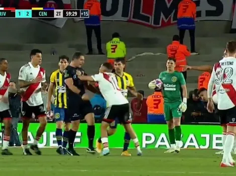 El show de Juanfer: expulsado por agredir al árbitro y llora por Gallardo