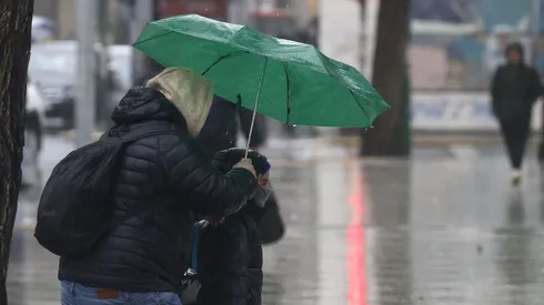 Lluvia en la zona central