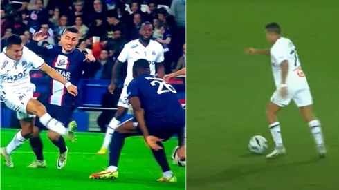 Alexis Sánchez jugó de titular y estuvo en cancha hasta los 79' en la derrota del Olympique de Marsella ante el PSG.