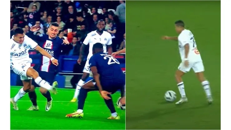 Alexis Sánchez jugó de titular y estuvo en cancha hasta los 79' en la derrota del Olympique de Marsella ante el PSG.