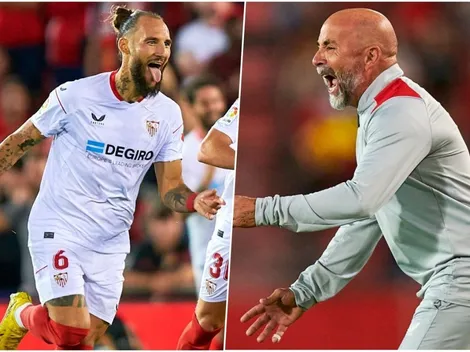 Golazo brutal: Sampaoli saca al Sevilla de la zona de descenso