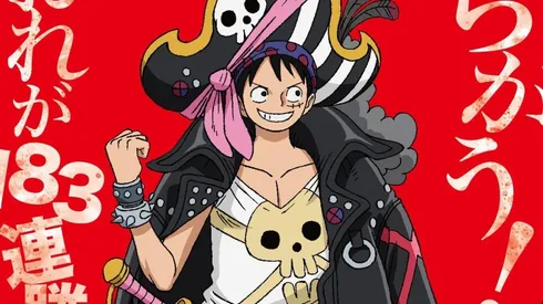 El nuevo look de Luffy en ONE PIECE FILM: RED.