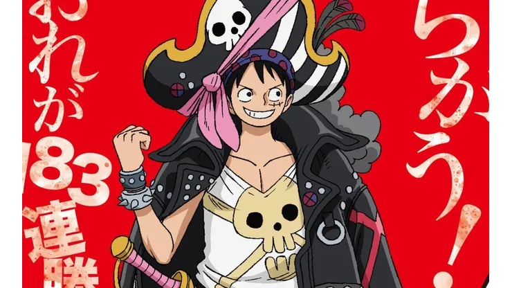 El nuevo look de Luffy en ONE PIECE FILM: RED.