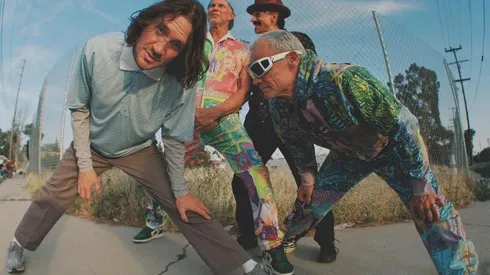 Red Hot Chili Peppers: John Frusciante, Flea, Chad Smith y Anthony Kiedis.