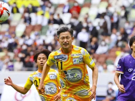 Récord: japonés Miura juega con 55 años de edad