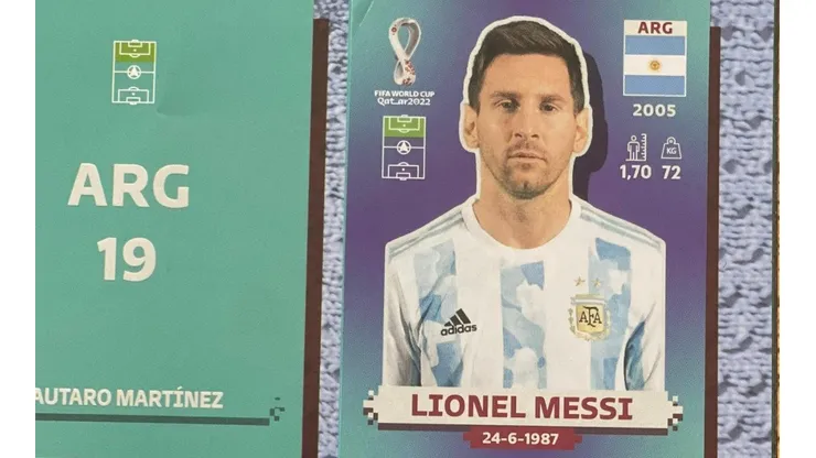 Lionel Messi es de los más buscados en los sobres.