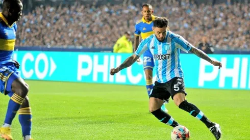 Eugenio Mena termina contrato en diciembre con Racing y todavía no ha renovado.