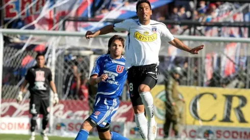 Lucas y Olarra en el clásico del 2008