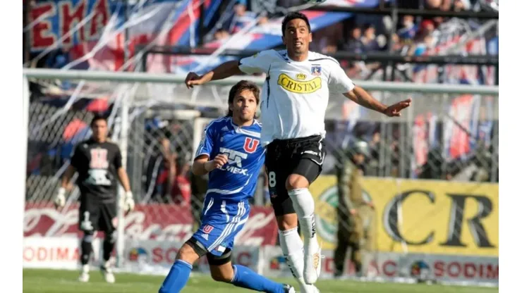 Lucas y Olarra en el clásico del 2008