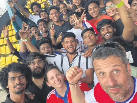 Los papás de Tali Rovner celebran en India su gol en el mundial