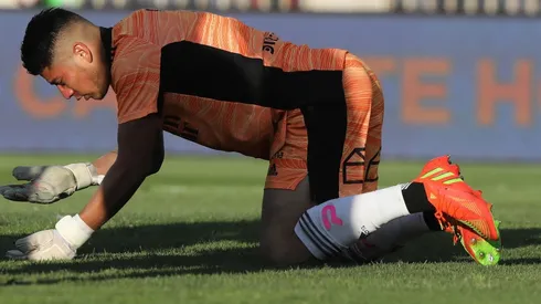 Brayan Cortés luego del impacto con Diego Coelho