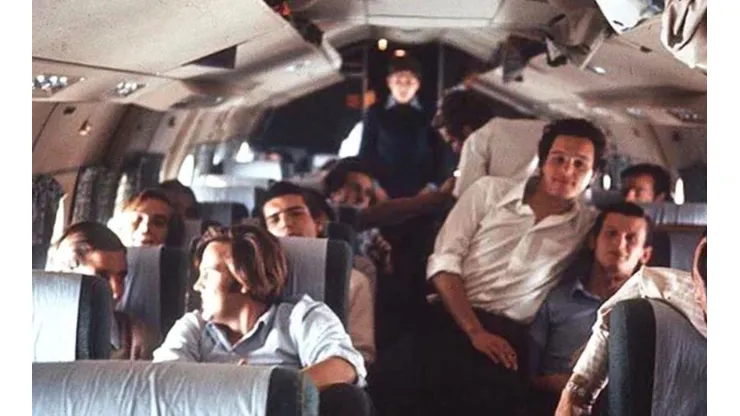 Los pasajeros del vuelo 571 de la fuerza aérea uruguaya