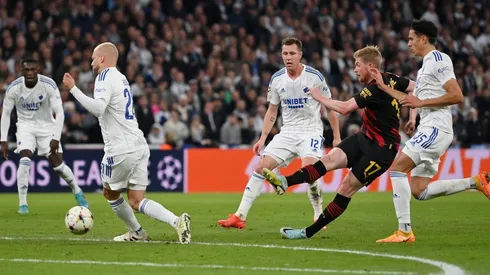 De Bruyne no logró marcar en el arco de los daneses