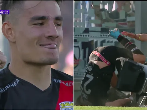 El frenesí de Coelho en 20': se da un golpazo y amarga a Colo Colo