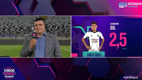 Tobi Vega no tuvo piedad con los jugadores de Colo Colo