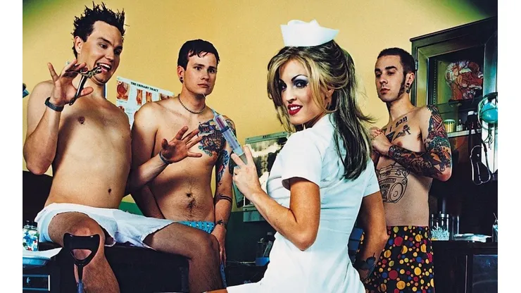 Blink-182 con su formación original.