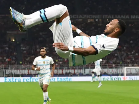 Video: con gol de Aubameyang, Chelsea vence a domicilio al Milan