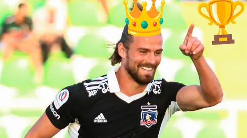 Christian Santos celebra a lo lejos gracias a Colo Colo.