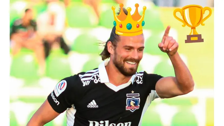 Christian Santos celebra a lo lejos gracias a Colo Colo.