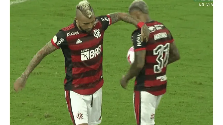 Vidal era el designado para los penales, pero cedió su tiro a Marinho