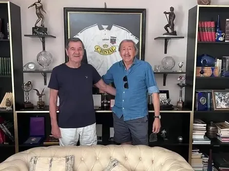 El encuentro colocolino entre Pollo Véliz y Mirko Jozic