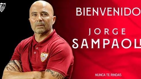 Jorge Sampaoli fue confirmado como nuevo entrenador del Sevilla.