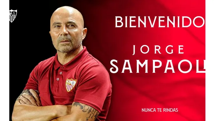 Jorge Sampaoli fue confirmado como nuevo entrenador del Sevilla.