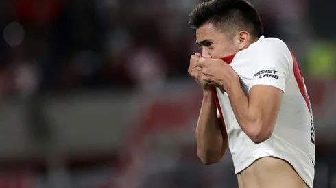 Solari, quien vino desde el banco, anotó un nuevo gol por River Plate.