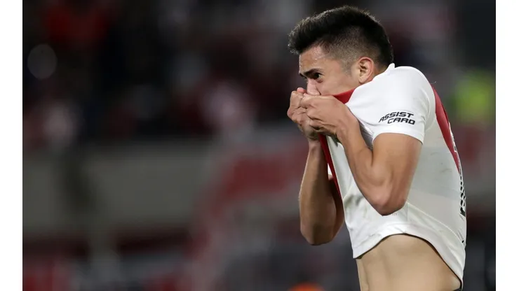 Solari, quien vino desde el banco, anotó un nuevo gol por River Plate.