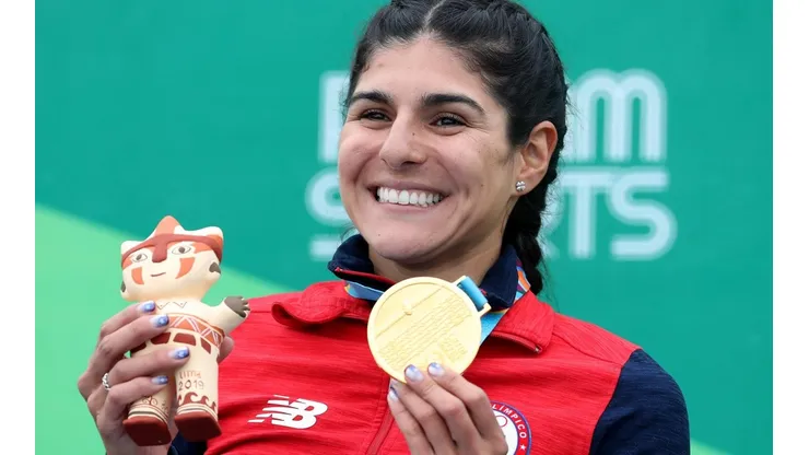 María José Moya, patinadora chilena, oro en los JJOO de Lima 2019