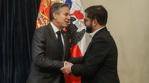 Presidente Gabriel Boric se reúne con secretario de Estado de Estados Unidos