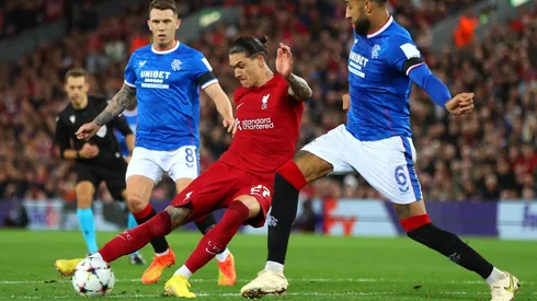 Darwin Núñez suma dos goles en el Liverpool