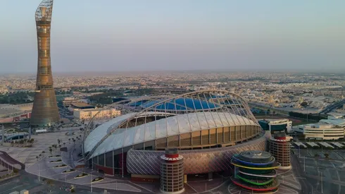 Vista aérea del Khalifa Stadium, uno de los recintos que albergará el Mundial de Qatar 2022