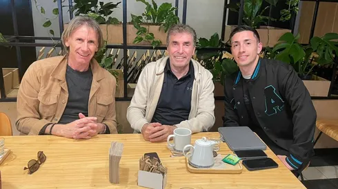 Gareca y Echeverría se reunieron en Buenos Aires