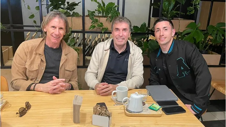 Gareca y Echeverría se reunieron en Buenos Aires