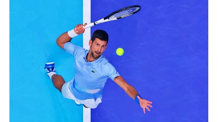 Novak Djokovic derrotó cómodamente a Cristian Garin en primera ronda de Astana