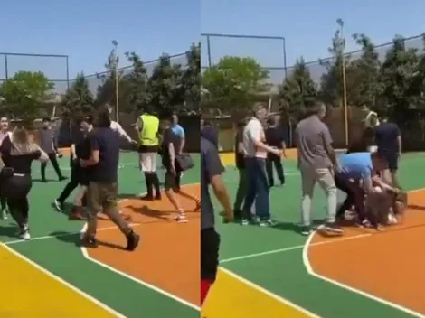 Apoderados protagonizan riña tras partido de beibifútbol de alumnos