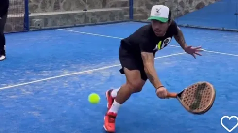 Tras su retiro del fútbol, ahora Edson Puch es uno de los miles de chilenos que experimentan en el pádel.