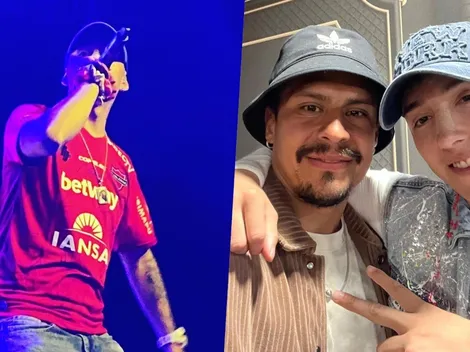 Ultra Rojo: Pailita se pone la camiseta de Ñublense con Pato Rubio